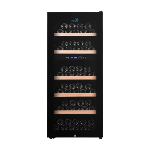 Zenet Wooden Shelf Wine Cooler 330 Litres ZWC330DZ