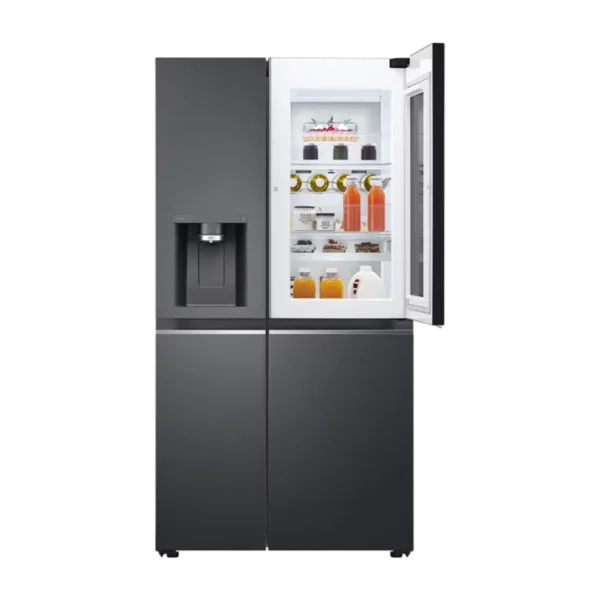 LG Side by Side Refrigerator Instaview Door-in-Door with Dispenser 674 Litres UVnano LINEARCooling ThinQ GR-X267CQES