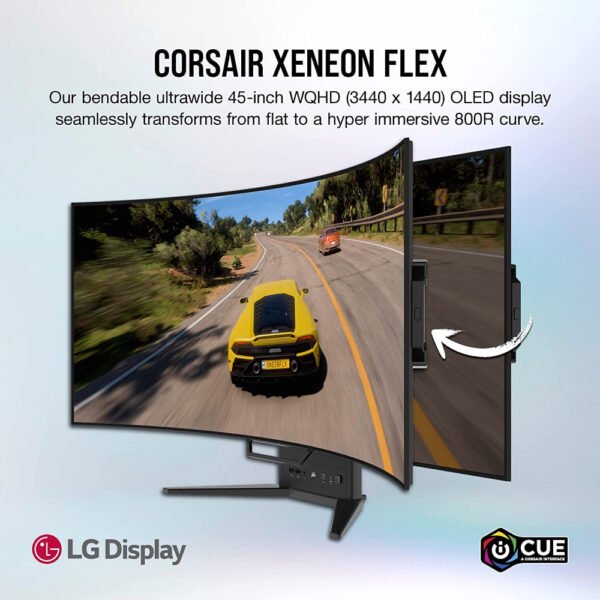 Corsair XENEON FLEX 45WQHD240 45" OLED WQHD 240Hz 0.03ms Bendable Gaming Monitor