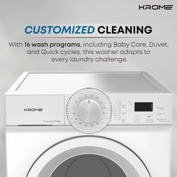 Krome Front Load Washer 6 kg KR-WFL60S