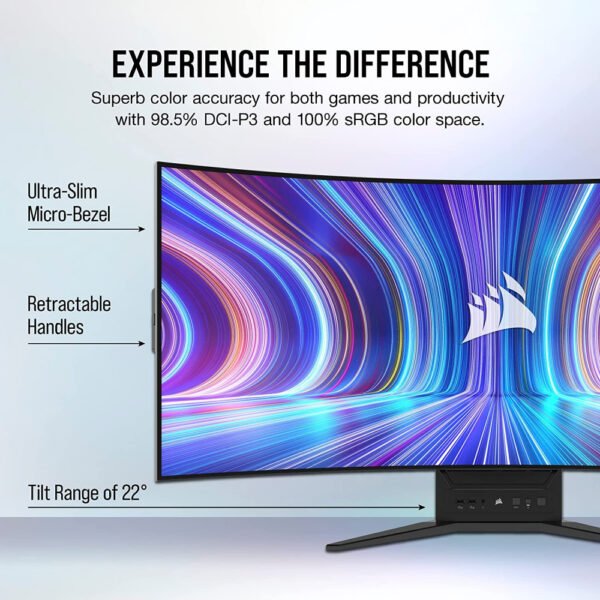 Corsair XENEON FLEX 45WQHD240 45" OLED WQHD 240Hz 0.03ms Bendable Gaming Monitor
