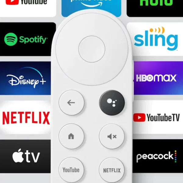Google Chromecast with Google TV 4K HDR – Snow (International Version)