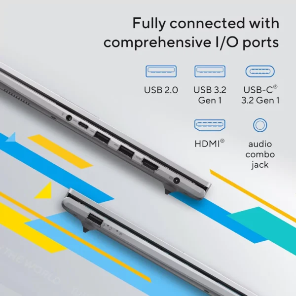 Asus Vivobook 15 (2024) Laptop – 1st Series / Intel Core 5-120U / 15.6inch FHD / 512GB SSD / 8GB RAM