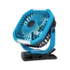Stargold Portable Clip Fan AC /DC and Desk Fan Small Fan 360Degree Rotation for Best Wind 8 Inch Blue