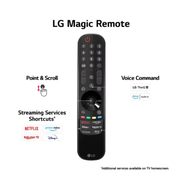 LG 55QNED816RA.AMEE 4K Smart UHD Television 55inch (2023 Model)
