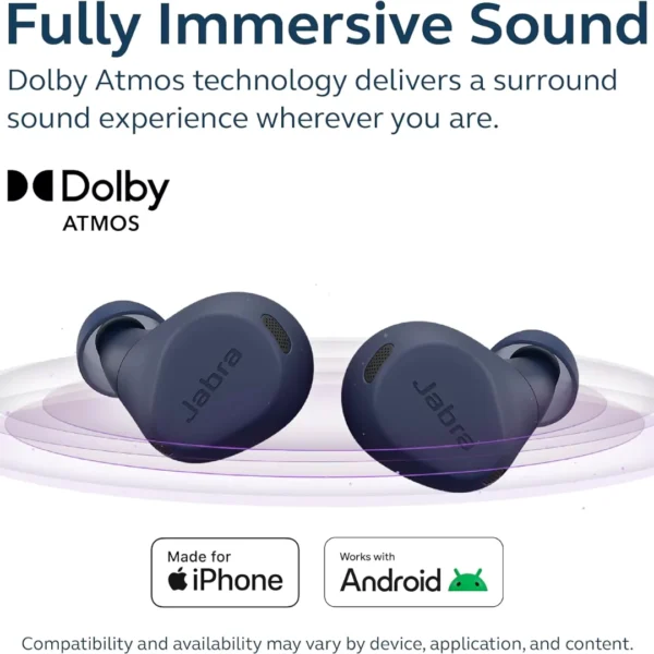 Jabra Elite 8 Active Wireless In Ear Earbuds Navy
