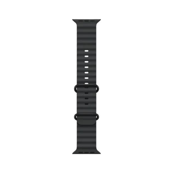 Apple Watch Ultra 2, 49mm Black Titanium Case with Black Ocean Band