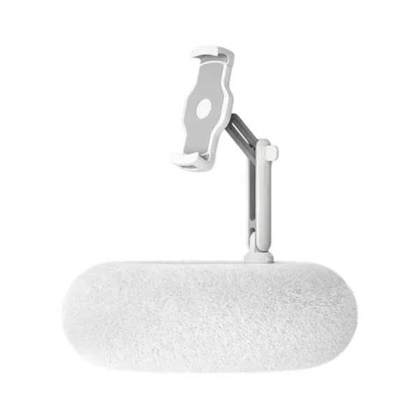Soft Fabric Pillow Tablet Stand Height Adjustable Removable Washable Cell Phone iPad Holder for Watching Video On Bed Sofa Lap