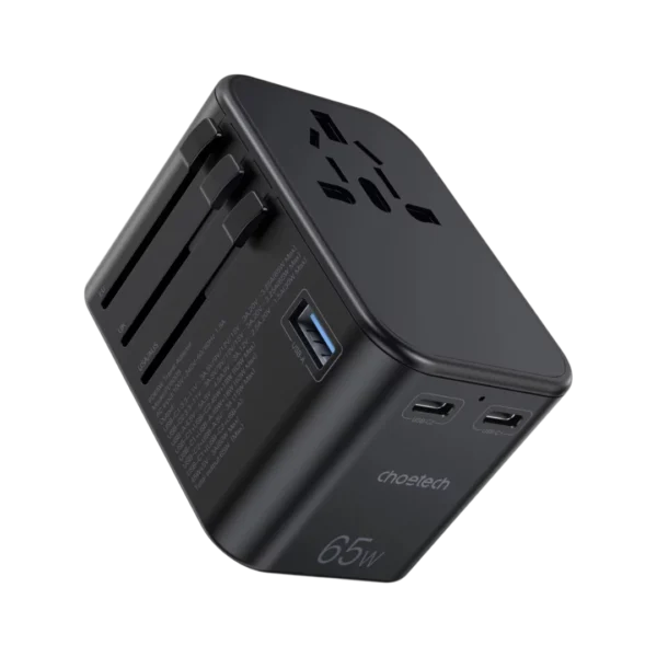 Choetech Travel Adapter Black
