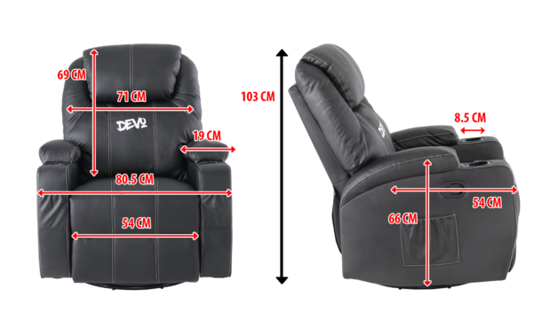 Devo Gaming Chair - Desofa White
