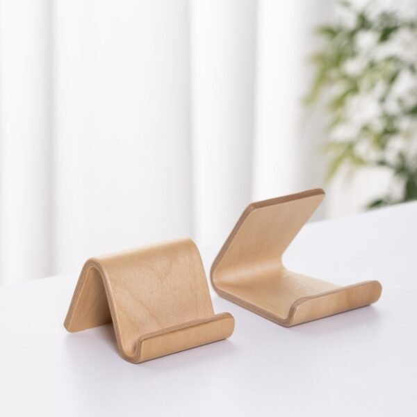 Walnut Retro Wooden Phone Stand